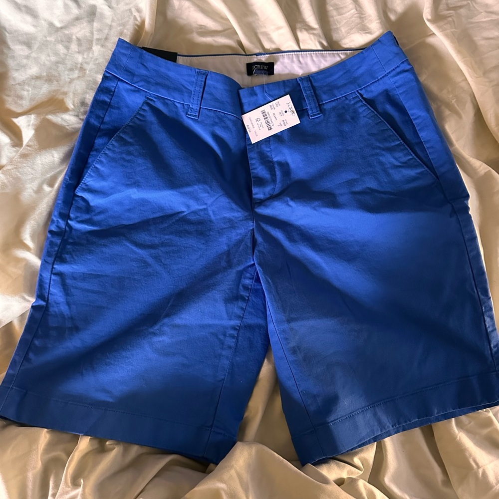 J. Crew Vibrant Blue woman’s Flat Front Shorts